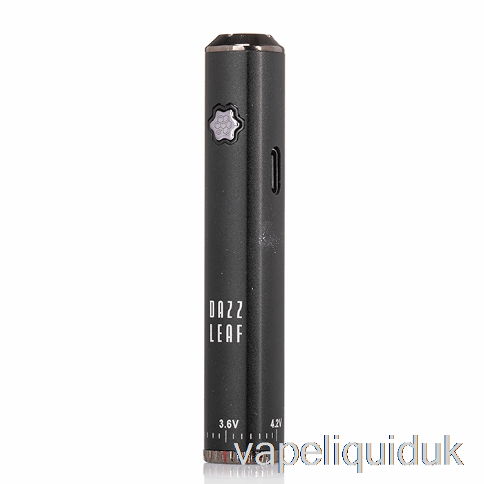 DAZZLEAF SQUARii Bottom Twist 510 Battery Black Vape Liquid
